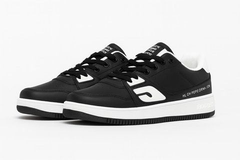 Кроссовки мужские экокожа демисезонные черные, 45 203-1A-BLACK 203-1A-BLACK, 43 фото
