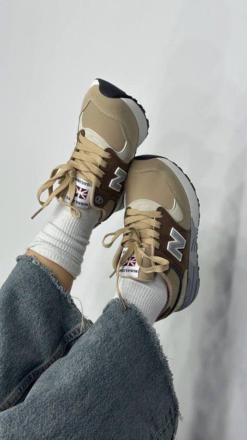 Кроссовки женские new balance светло-коричневые, 38 К-097-1 К-097-1, 38 фото