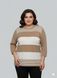 Кофта женская К-18 темный беж, XL-2XL К-18 темний беж, XL-2XL фото
