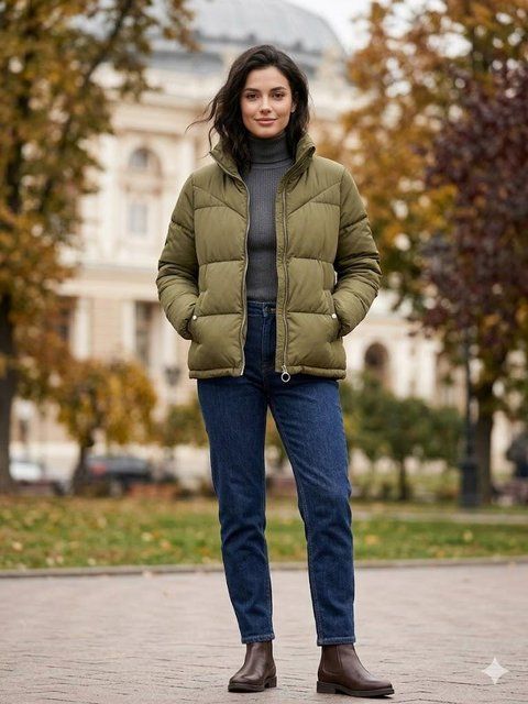 Демисезонная женская куртка на весну 901 хаки, 50 901 хакі, 50 фото