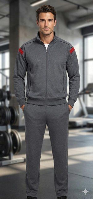 Спортивний костюм чоловічий демісезонний GODSEND&nbsp;1710 сірий, XL 1710 сірий, XL фото