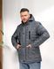 Куртка демісезонна чоловіча 633 сіра, 52-54 633 сіра, 52-54 фото