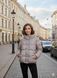 Демісезонна куртка 18401 у квіточку уцінка, 42 18401 у квіточку уцінка, 42 фото