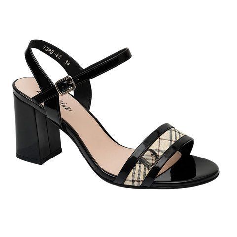 Босоніжки на каблуці 7318-22 BLACK, 35 7318-22 BLACK, 35 фото