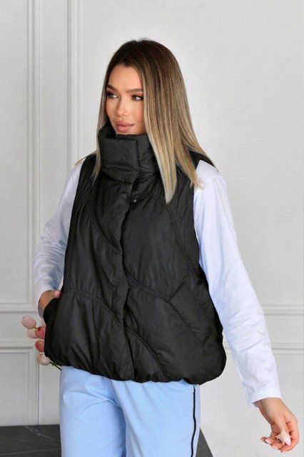 Жіноча батальна безрукавка 0203 чорна, XL 0203 чорна, 2XL фото