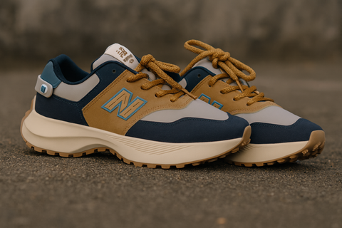 Кроссовки женские new balance синие с коричневым, 39 К-193-3 К-193-3, 39 фото
