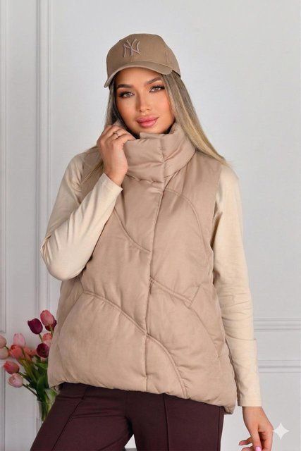 Жіноча батальна безрукавка 0203 мокко, 3XL 0203 мокко, 3XL фото