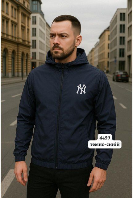 Спортивная женская ветровка с капюшоном, 56 4456 4459, 56 фото