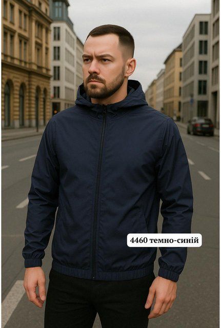 Спортивная женская ветровка с капюшоном, 54 4460 4460, 54 фото