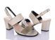 Босоніжки на каблуці 7622-2 SILVER, 36 7622-2 BEIGE, 39 фото