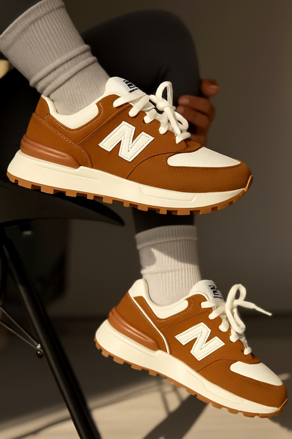 Кроссовки женские new balance коричневые замша, 36 К-231-2 К-231-2, 36 фото
